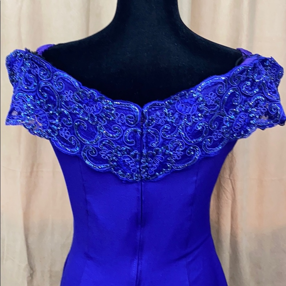 GUC Blue Cocktail Dress - Picture 7 of 10